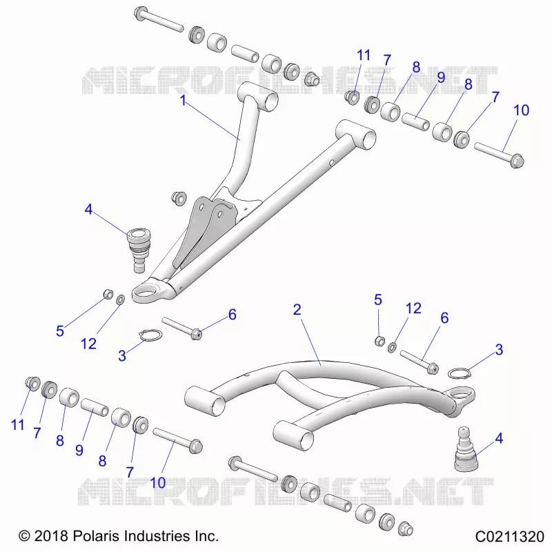 SUSPENSION AVANT A-ARMS