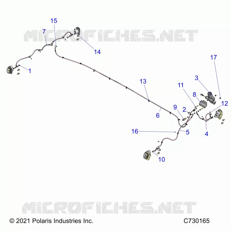 BRAKES, BRAKE LINES AND MAITRE CYLINDRE