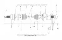 DRIVE TRAIN, ARBRE DE TRANSMISSION, REAR