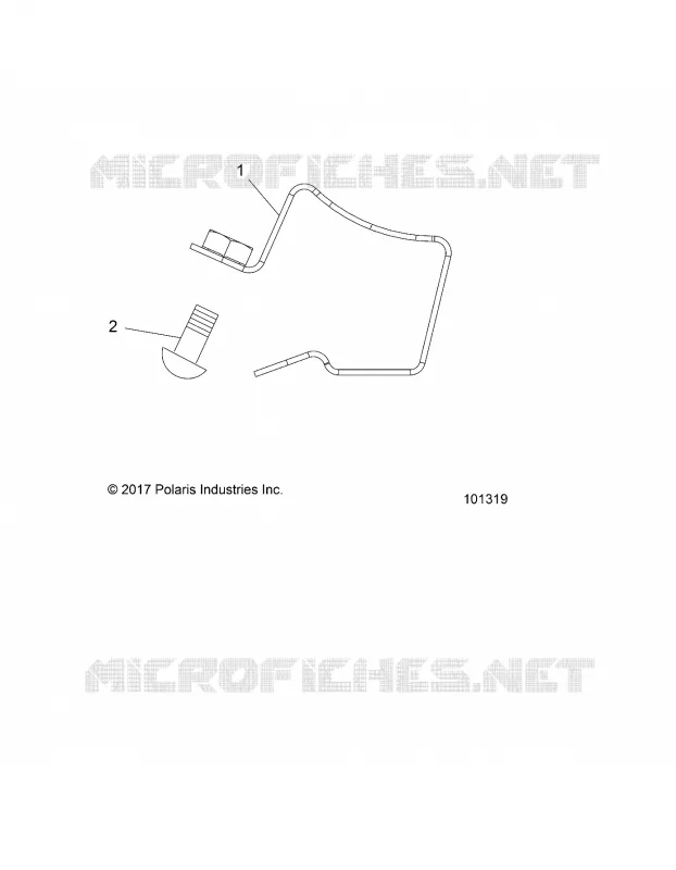 ENGINE, CARBURANT RAIL CLAMP