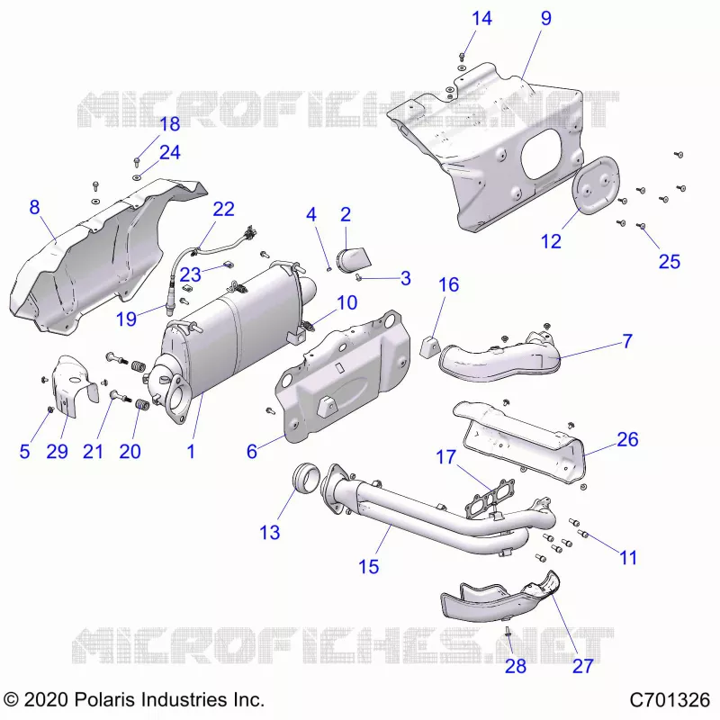 ENGINE, ECHAPPEMENT