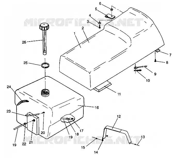 SIEGE ET RESERVOIR WIDETRAK LX 0942064 (49250425040002)