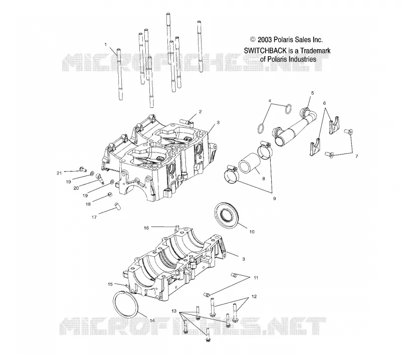 CARTERS MOTEUR (800)