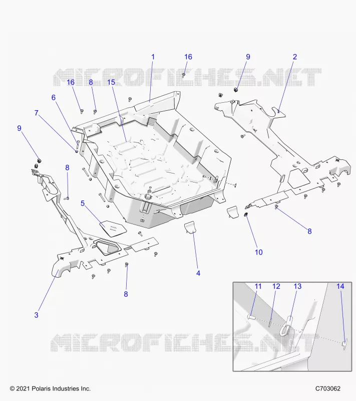 CARROSSERIE ARRIERE RACK