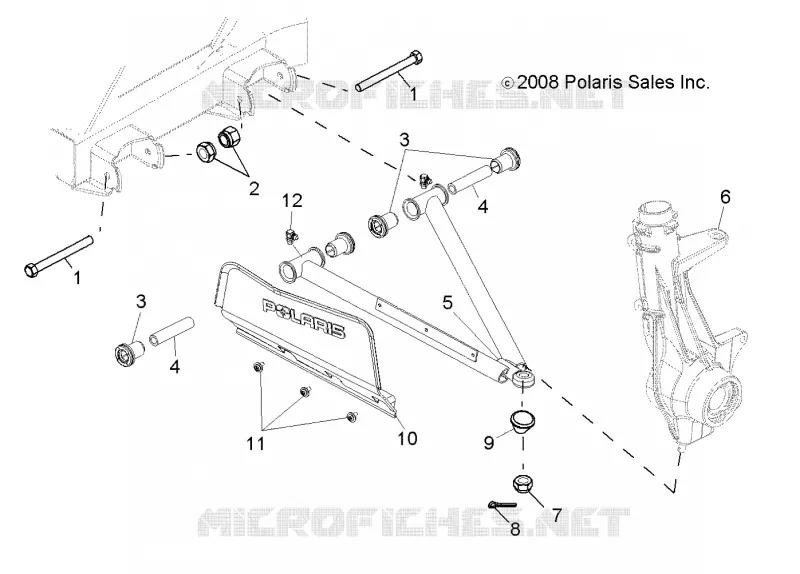 SUSPENSION, A-ARM and SUPPORT MOUNTING