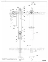 SUSPENSION, AMORTISSEUR ARRIERE