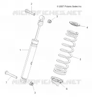 SUSPENSION, AMORTISSEUR ARRIERE