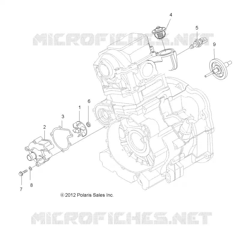 REFROIDISSEMENT SYSTEM and POMPE A EAU