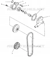 POMPE A EAU WIDETRAK LX 0942064 (49250425040033)