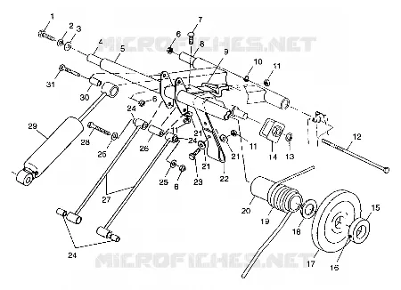 BRAS DE SUSPENSION ARRIERE