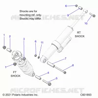 SUSPENSION, SUPPORT AMORTISSEUR , REAR SUSP.