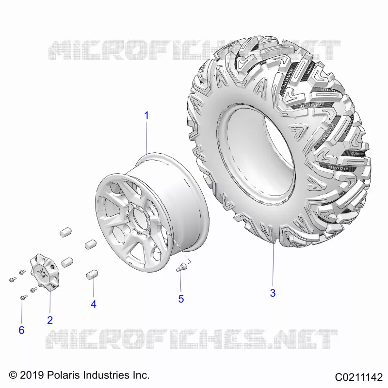ROUES, REAR