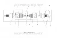 SYSTÈME DE TRANSMISSION, ARBRE DE TRANSMISSION, REAR
