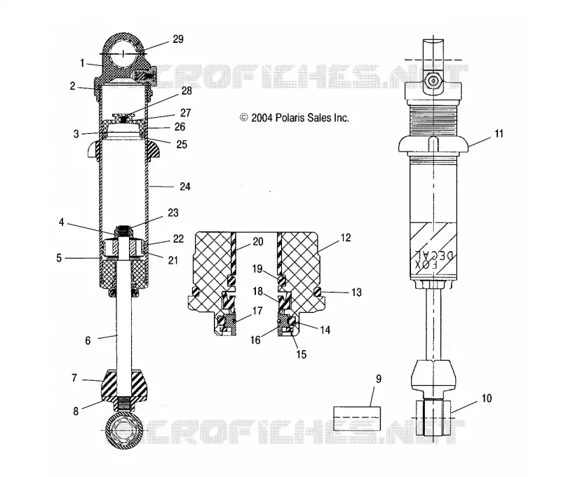 AMORTISSEUR (FRONT TRACK)(M-10)