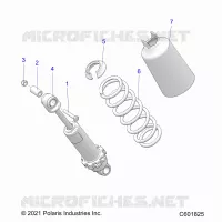 SUSPENSION, AMORTISSEUR AVANT TRACK