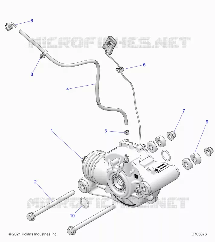 SYSTÃˆME DE TRANSMISSION, FRONT GEARCASE MOUNTING