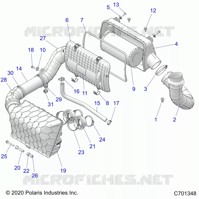 ENGINE, PRISE D'AIR SYSTEM