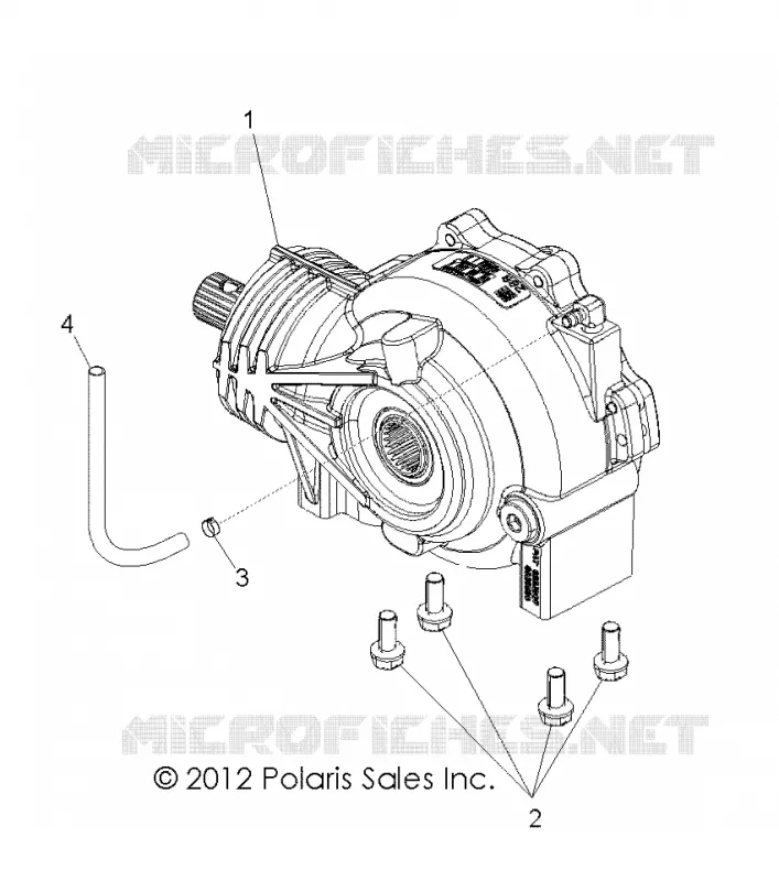 SYSTÈME DE TRANSMISSION, FRONT GEARCASE MOUNTING