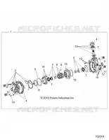 SYSTEME DE TRANSMISSION, FRONT GEARCASE (FROM 1/1/19)
