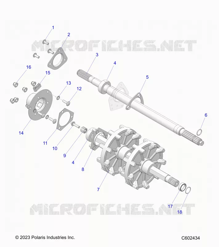 DRIVE TRAIN, JACKSHAFT AND ARBRE DE TRANSMISSION