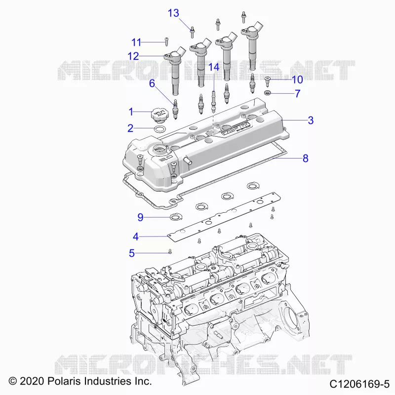 ENGINE, COUVERCLE SOUPAPE