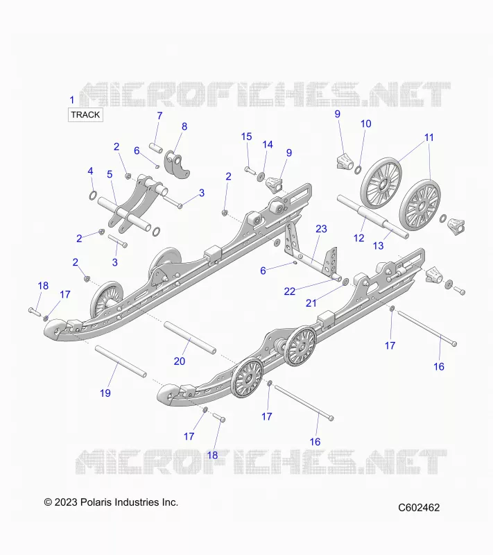 SUSPENSION ARRIERE AND TRACK