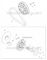 SYSTÈME DE TRANSMISSION, SECONDARY CLUTCH