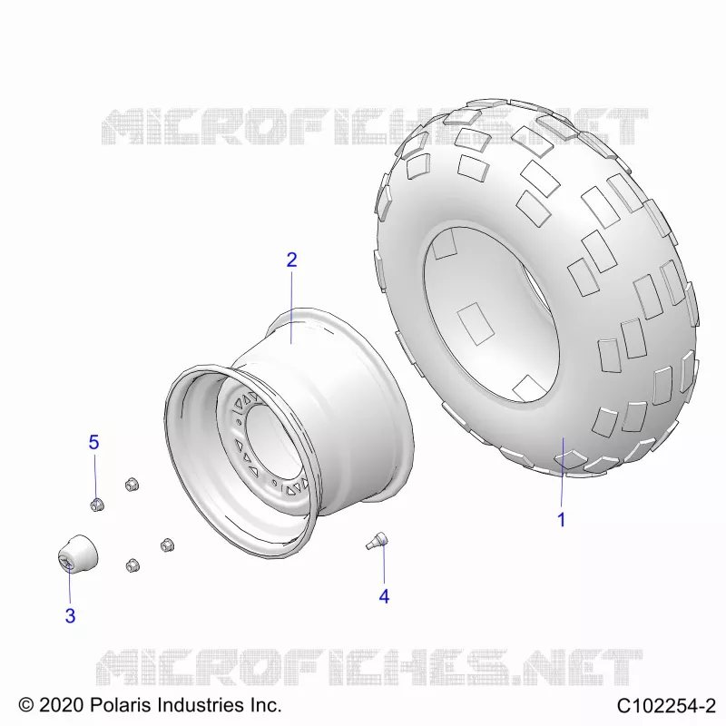 ROUES, REAR TIRE
