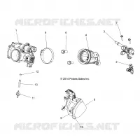 ENGINE, CORPS DE PAPILON AND FUEL RAIL