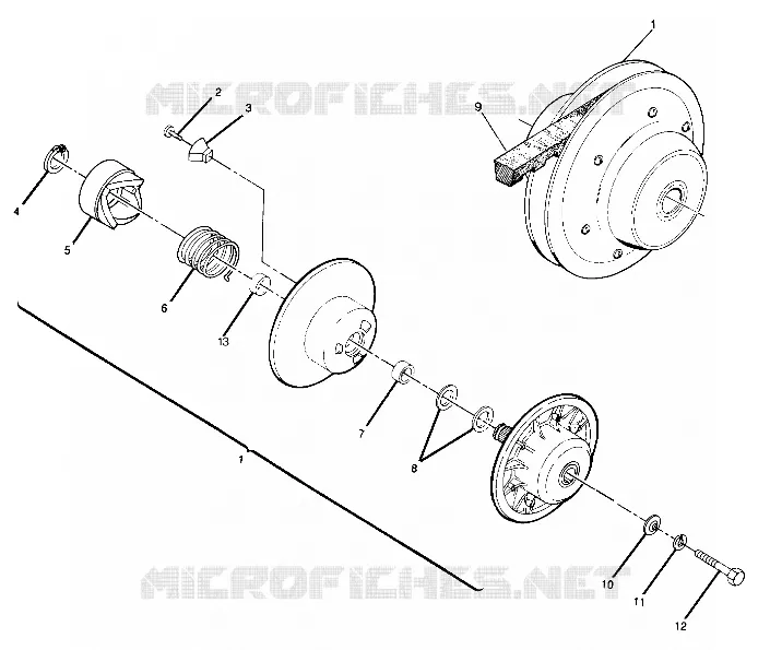 EMBRAYAGE DE TRANSMISSION ASSEMBLY (4917731773029A)
