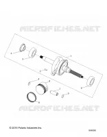 ENGINE, VILEBREQUIN AND PISTON