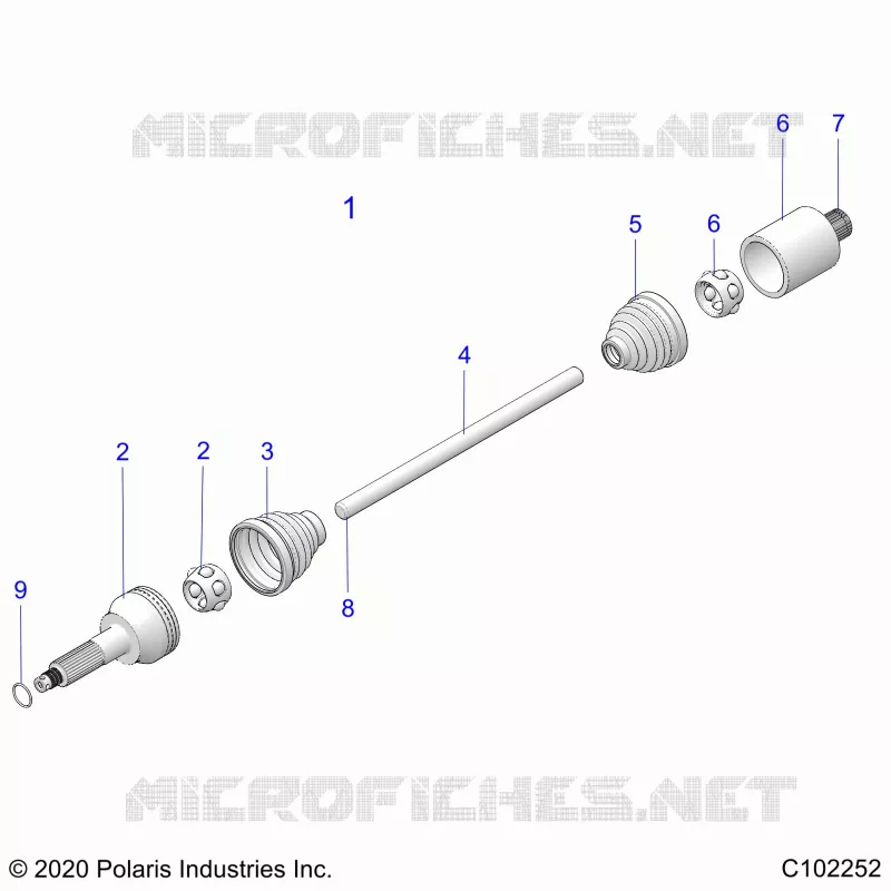 SYSTÃˆME DE TRANSMISSION, DRIVE SHAFT, MIDDLE