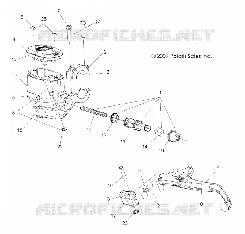 FREIN AVANT FREIN LEVER and MAITRE CYLINDRE