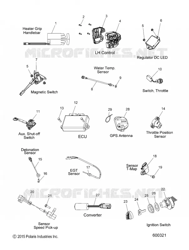 ELECTRICITE, SWITCHES, SENSORS AND COMPONENTS