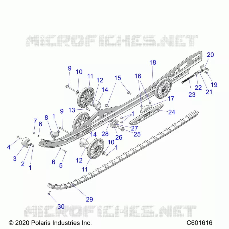 SUSPENSION, RAIL BEAM LH/RH