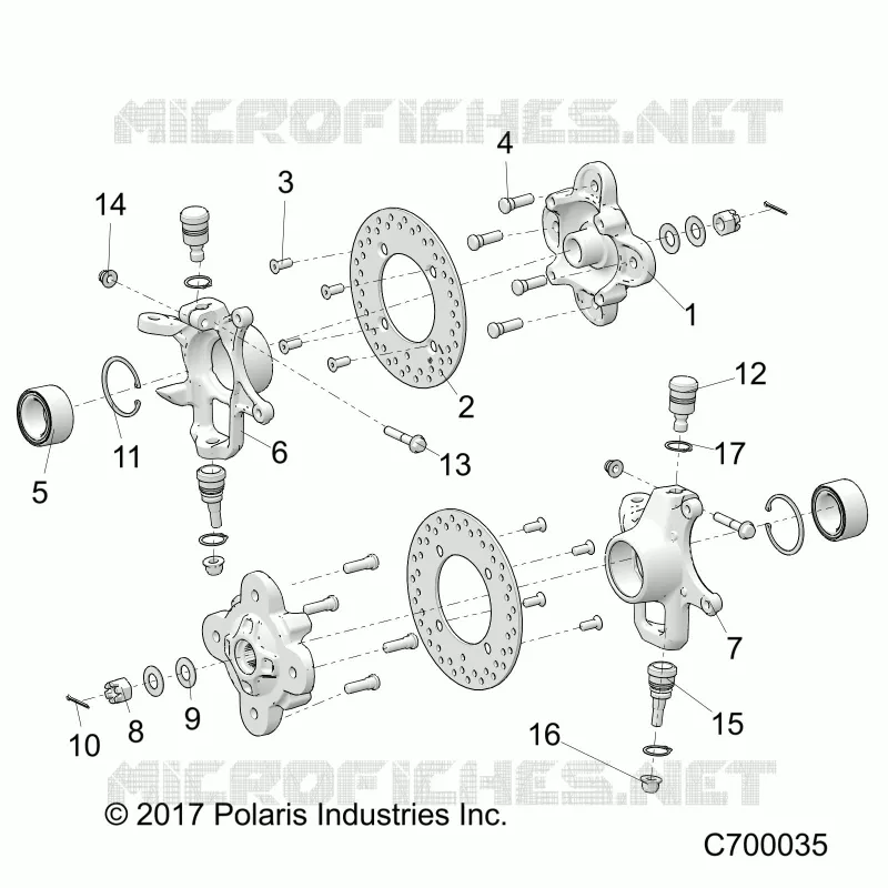 SUSPENSION AVANT HUB