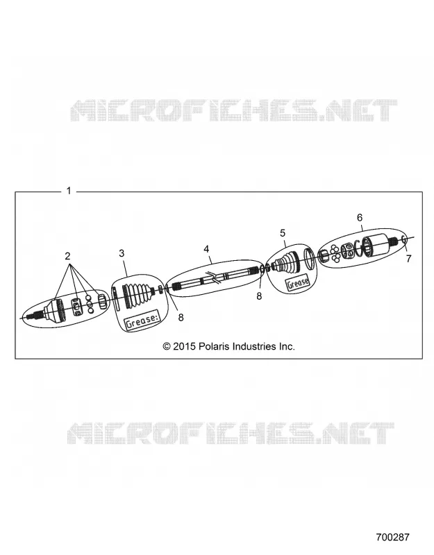 SYSTEME DE TRANSMISSION, FRONT HALF SHAFT