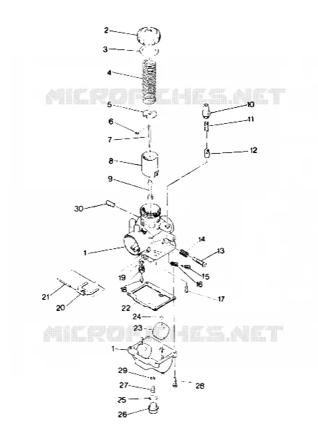 CARBURATEUR SUPERTRAK (4921292129042A)