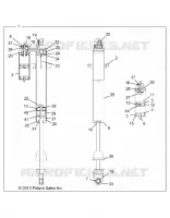 SUSPENSION, AMORTISSEUR AVANT