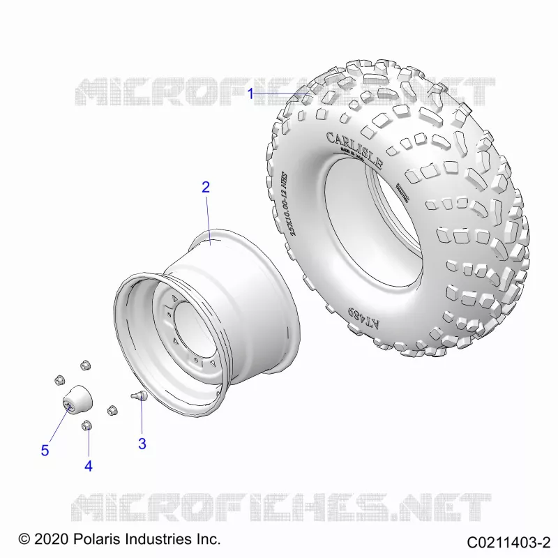 ROUES, REAR TIRE