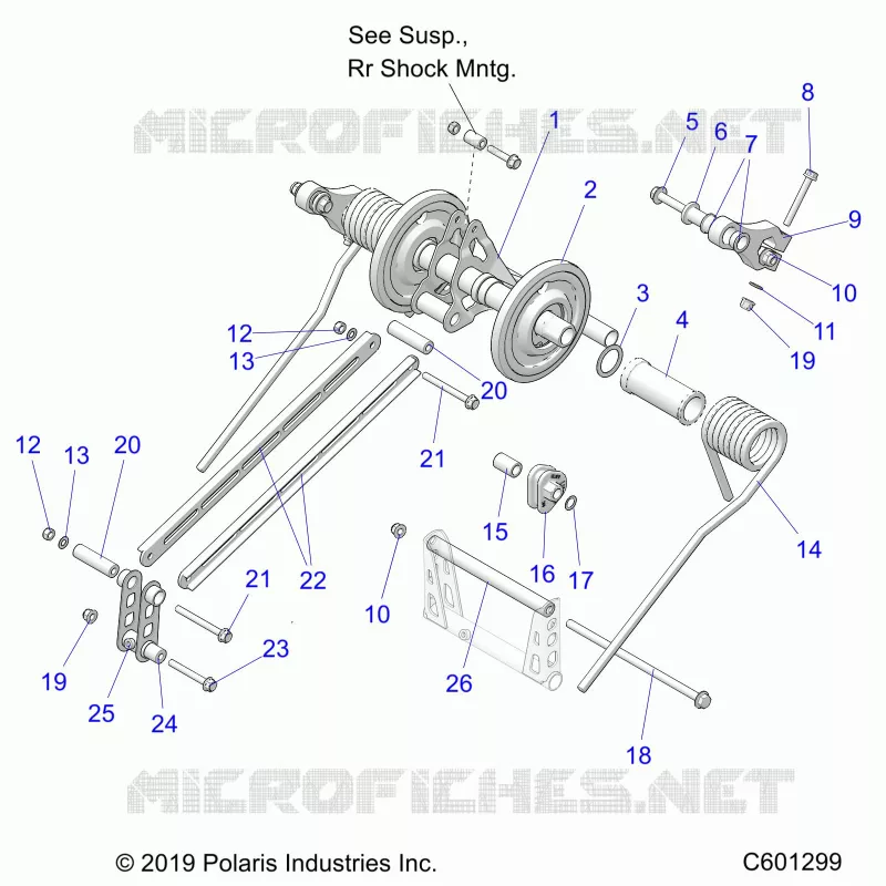 SUSPENSION, BRAS DE SUSPENSION ARRIERE