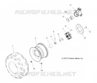 ROUES, REAR TIRE AND BRAKE DISC