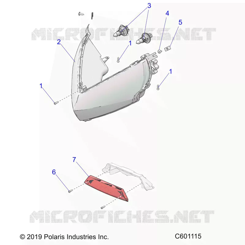 ELECTRICITE, HEADLIGHT AND TAILLIGHT