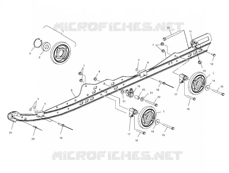 FIXATION RAIL SUSPENSION