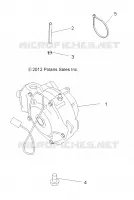 SYSTÈME DE TRANSMISSION, FRONT SUPPORT PONT