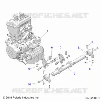 MOTEUR, MOUNTING & LONG BLOCK