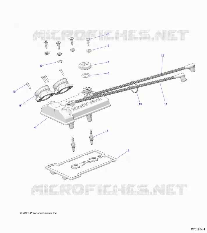 ENGINE, THROTTLE BODY AND COUVERCLE SOUPAPE