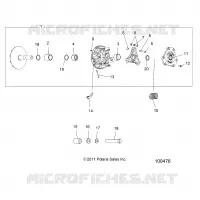 SYSTEME DE TRANSMISSION, PRIMARY CLUTCH