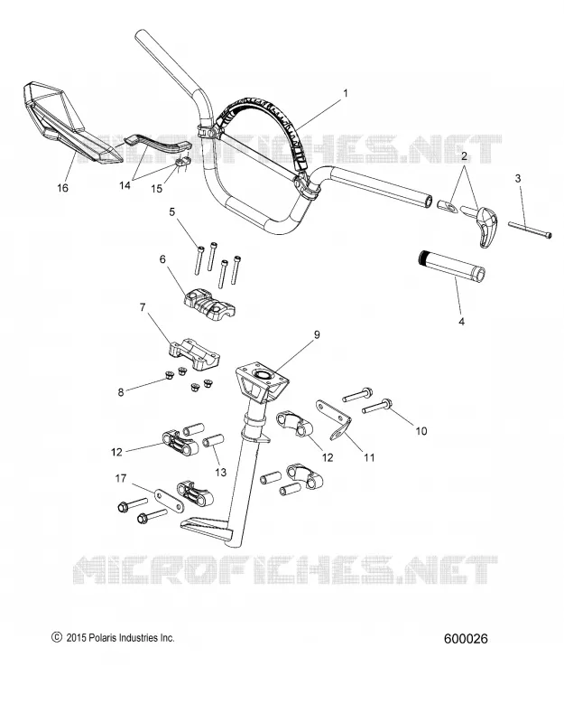 STEERING, GUIDON MOUNTING