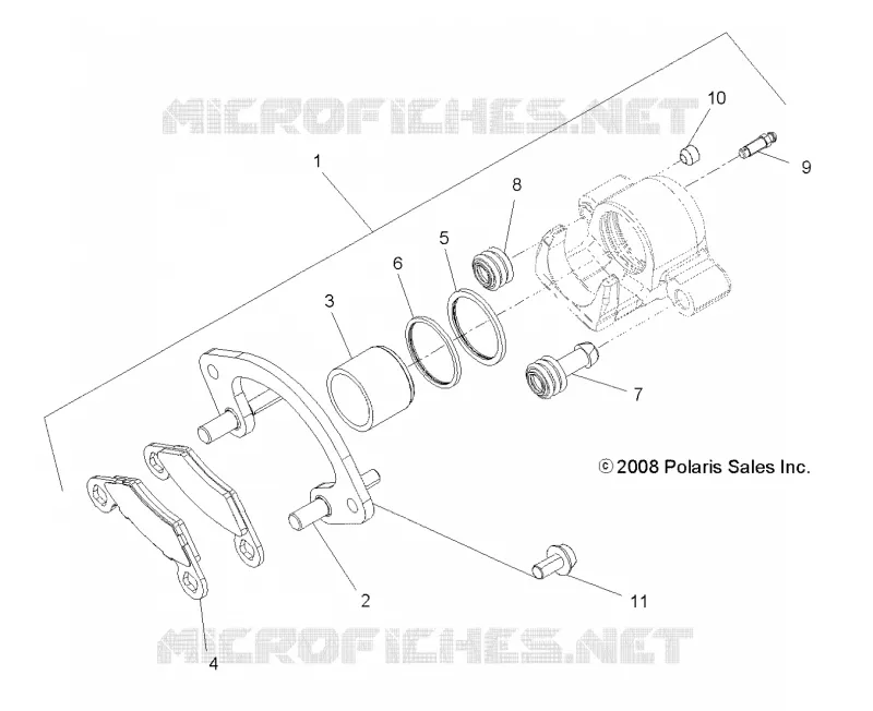 BRAKES, ETRIER DE FREIN ARRIERE